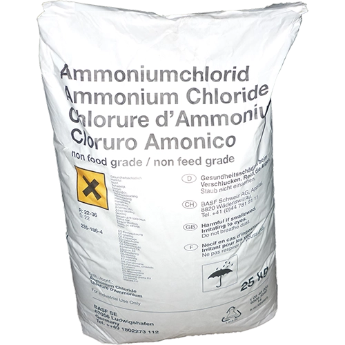 Hóa chất Ammonium Chloride - NH4CL - Hóa Chất Himitech - Công Ty TNHH Xuất Nhập Khẩu Công Nghệ Himitech